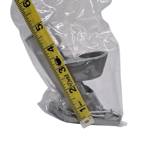 USA Flag Co Rogue Cast Iron Flagpole Bracket Silver Heavy Duty for 1" Flag Pole - Picture 8 of 12